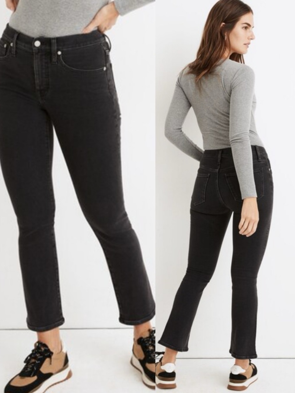 Madewell Cali Demi-Boot Jeans in Starkey Wash size 32
